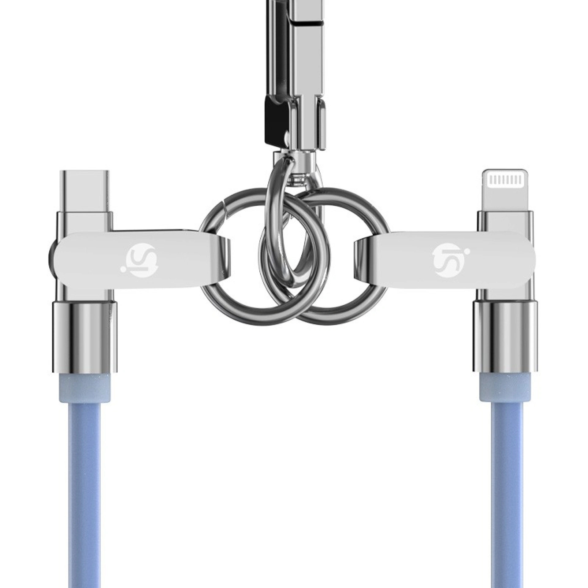 Cordão de Silicone com Carregamento USB-C