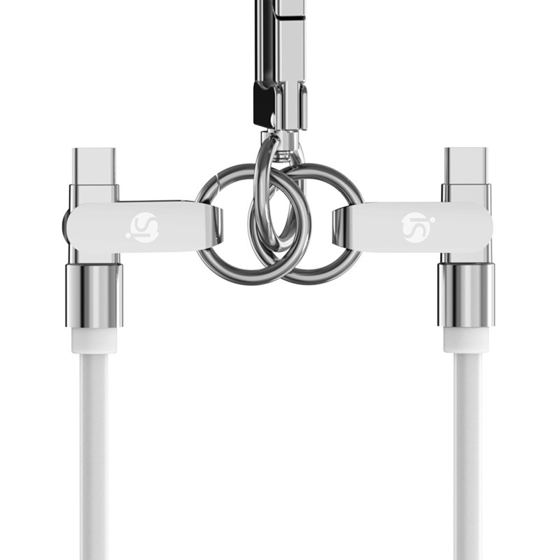 Cordão de Silicone com Carregamento USB-C