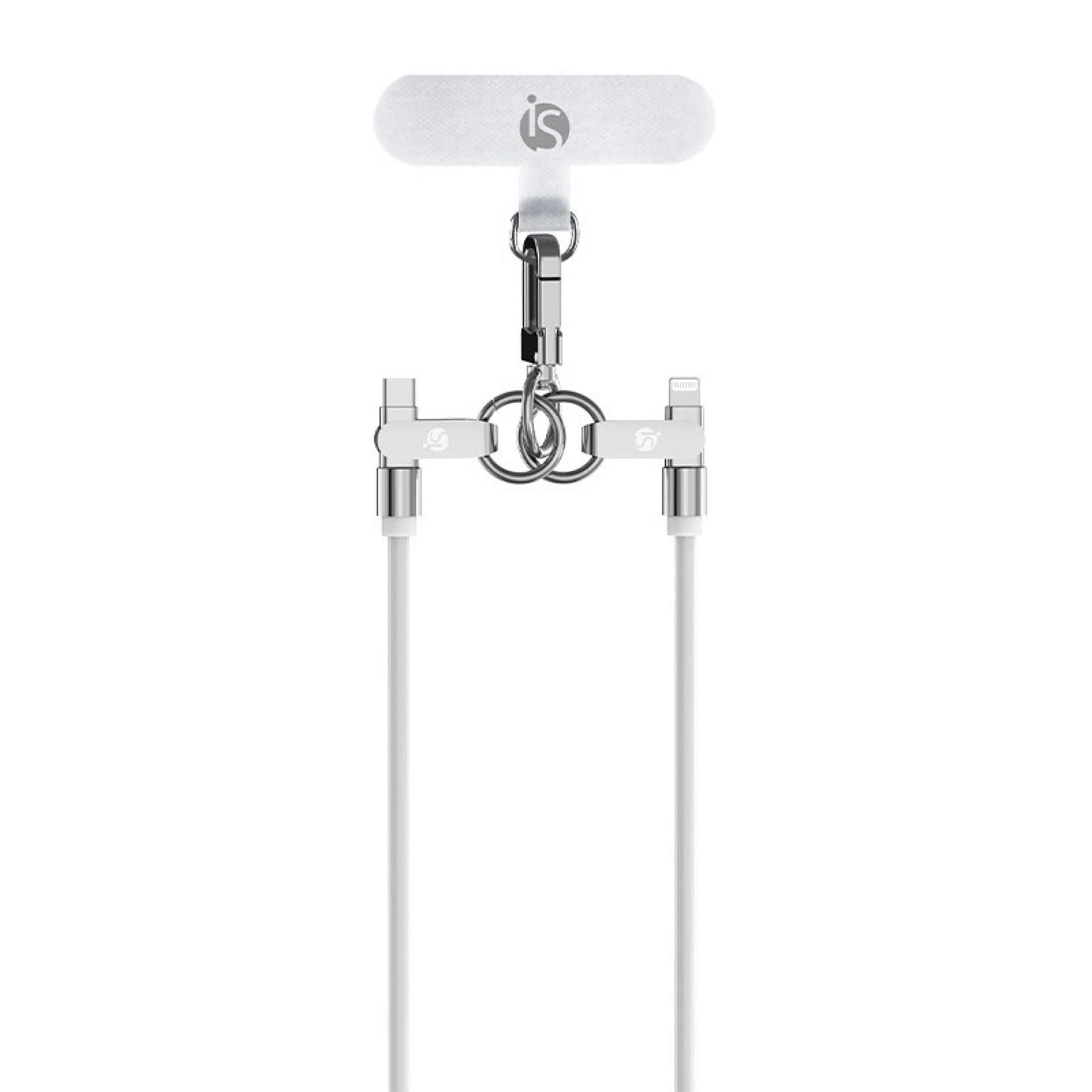Cordão de Silicone com Carregamento USB-C