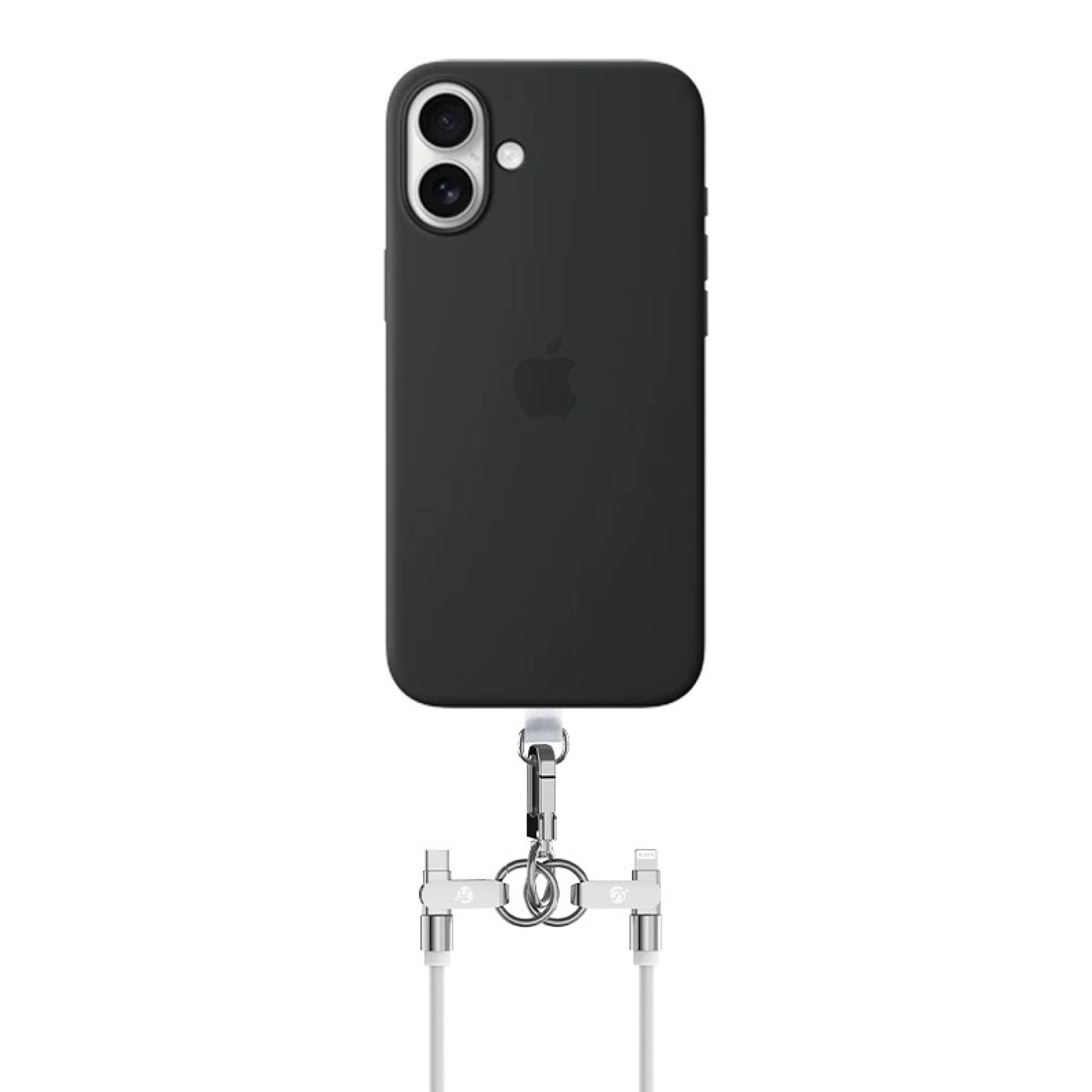 Cordão de Silicone com Carregamento USB-C