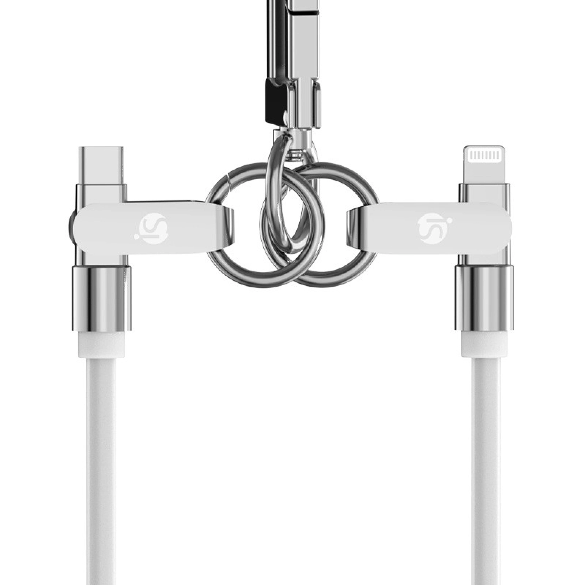 Cordão de Silicone com Carregamento USB-C