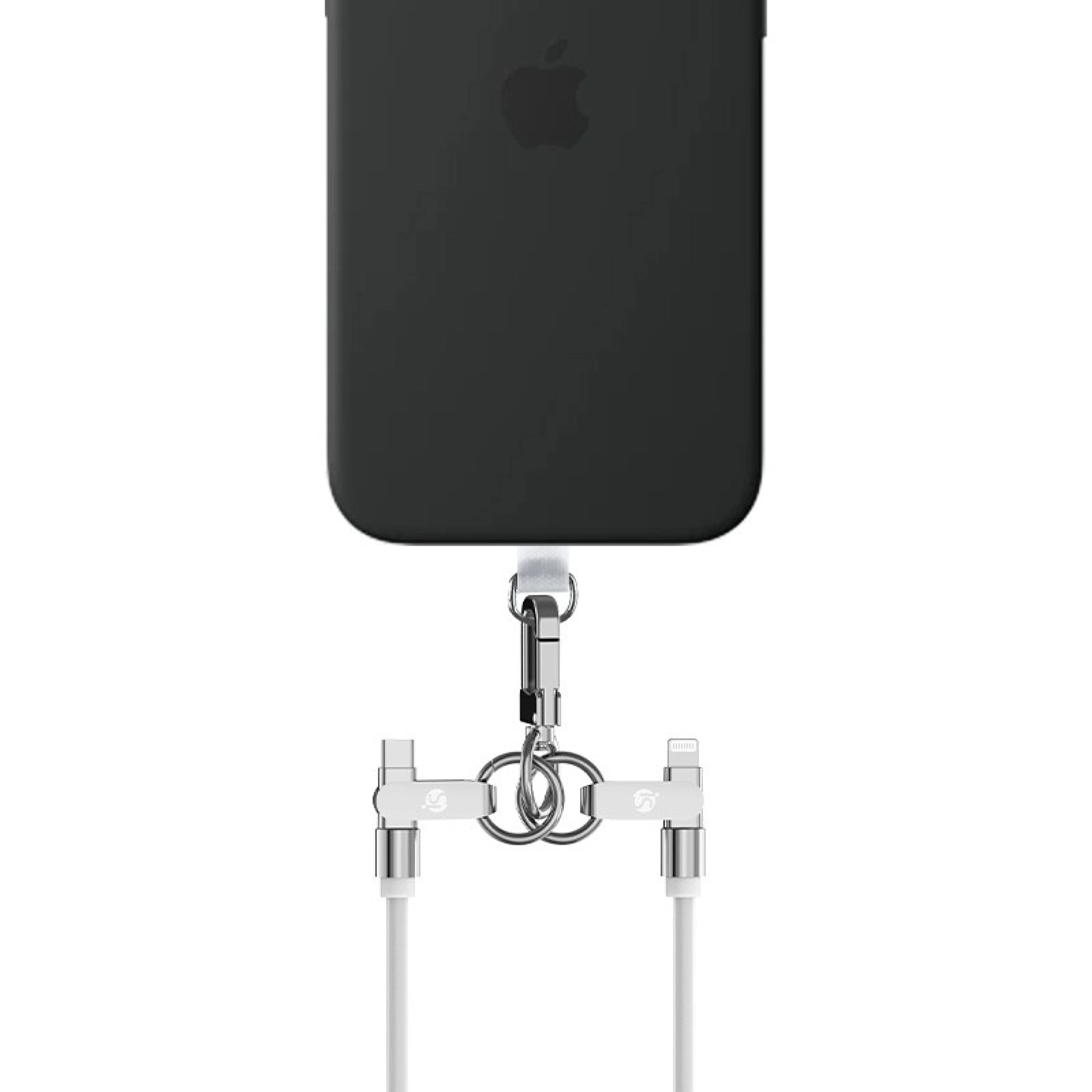 Cordão de Silicone com Carregamento USB-C