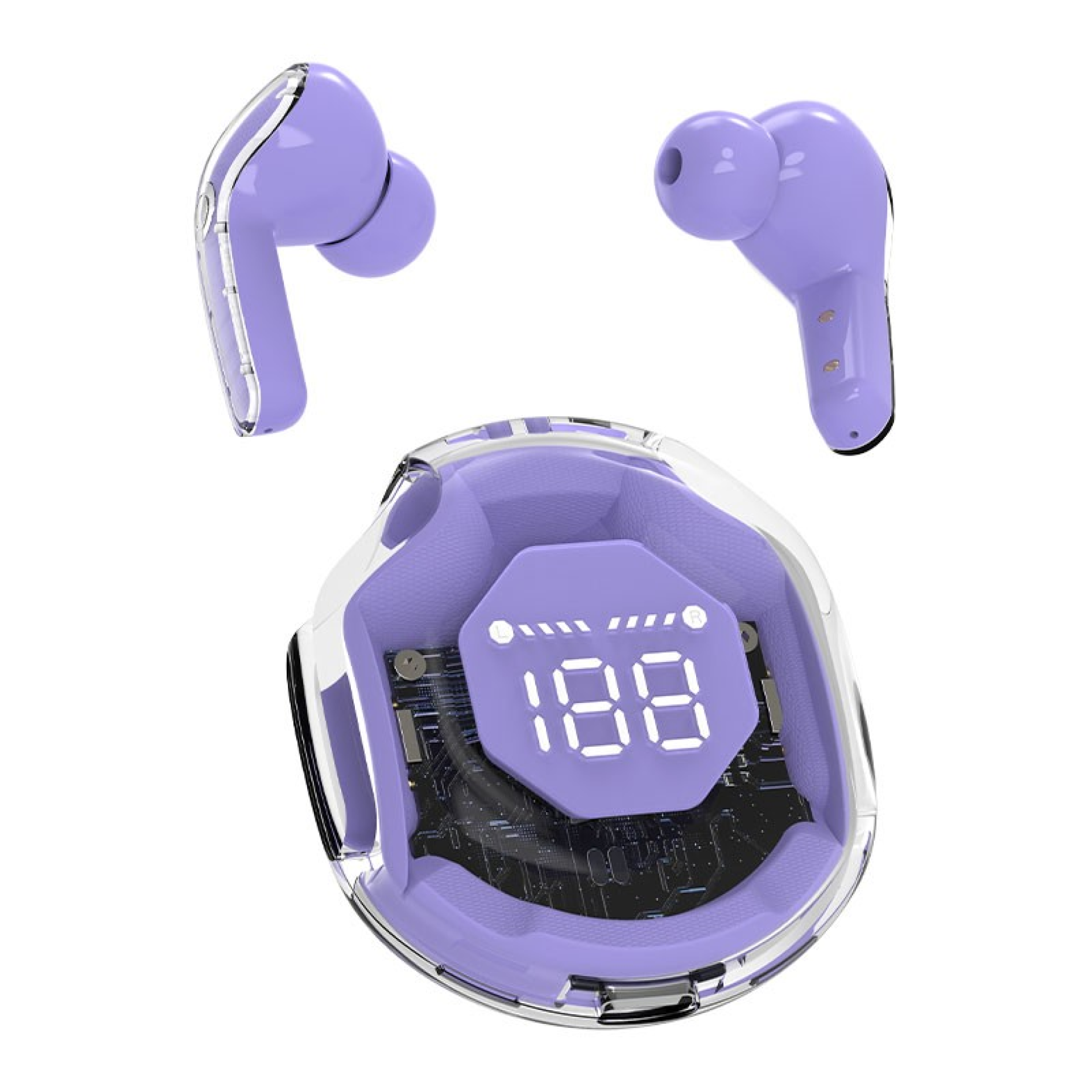 Earpods Bluettoh Neon Grape