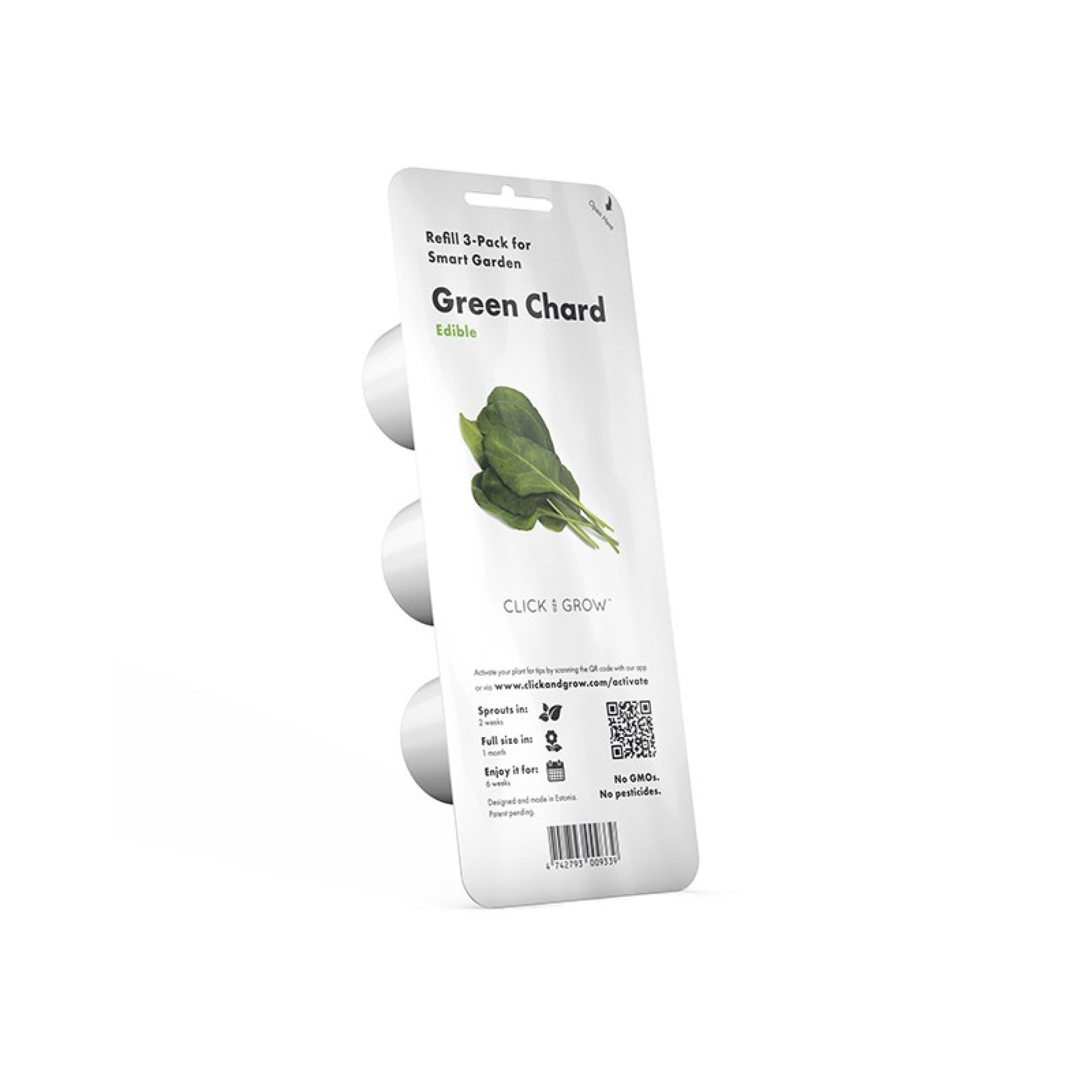 Cápsulas de Semillas Click and Grow 3 Acelga Verde