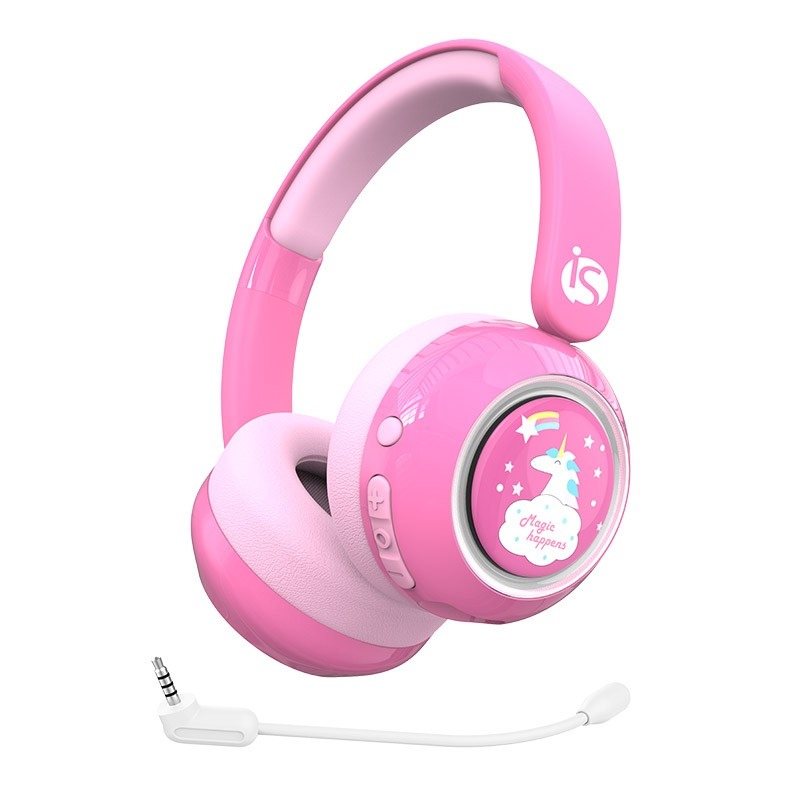 Headphones Wireless para Criança Rosa