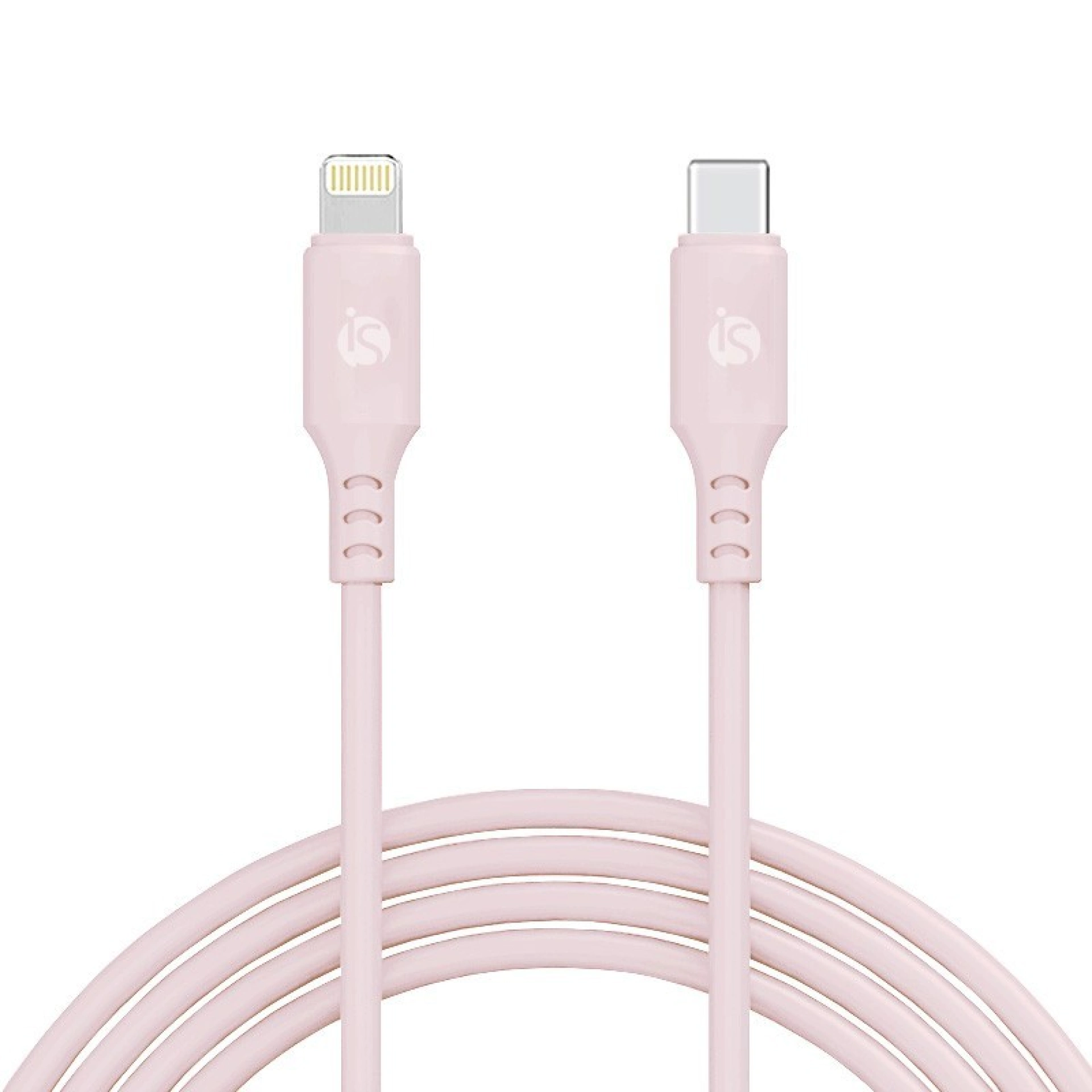 Cabo Silicone Líquido USB-C - Lightning 1 m Areia