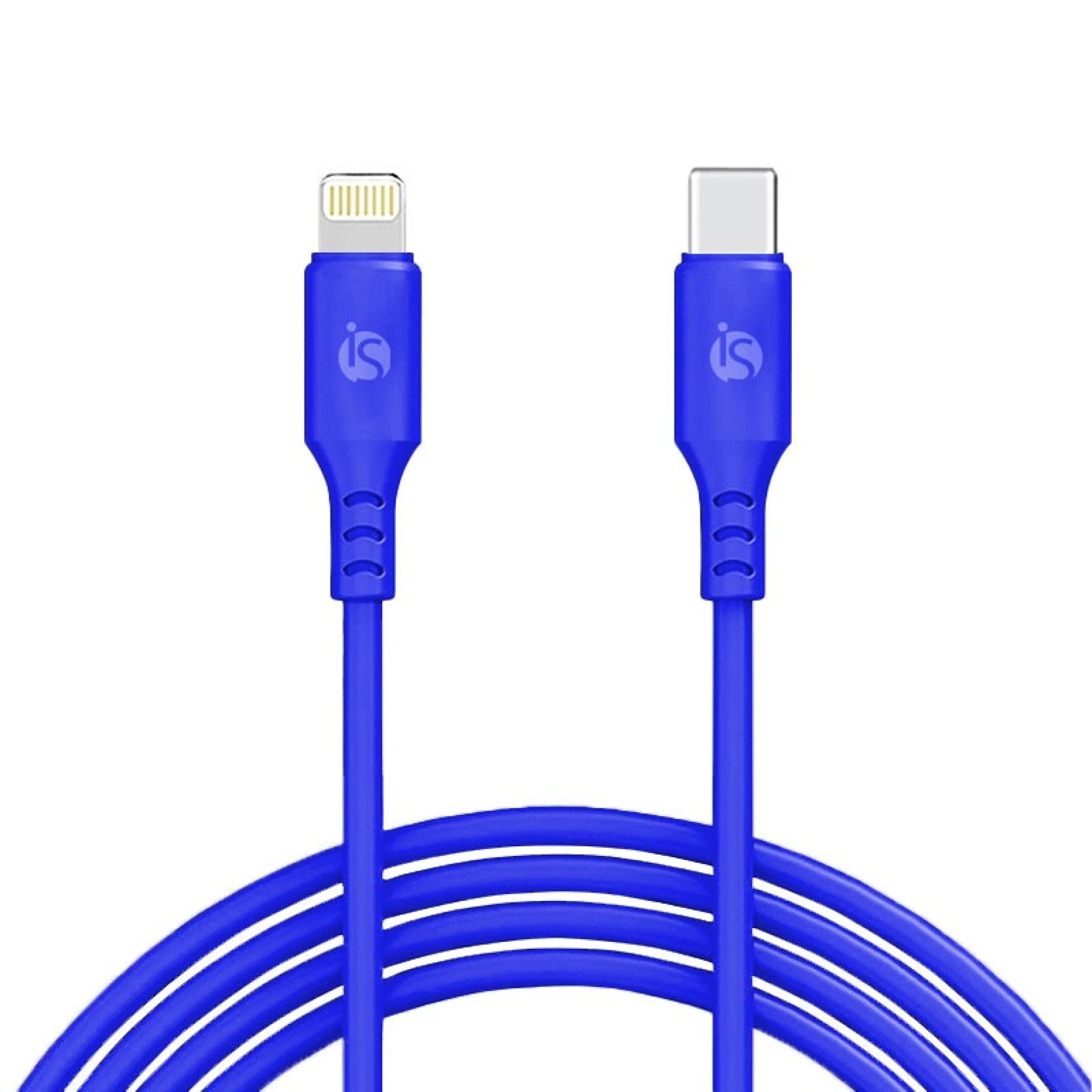 Cabo Silicone Líquido USB-C - Lightning 1 m Azul