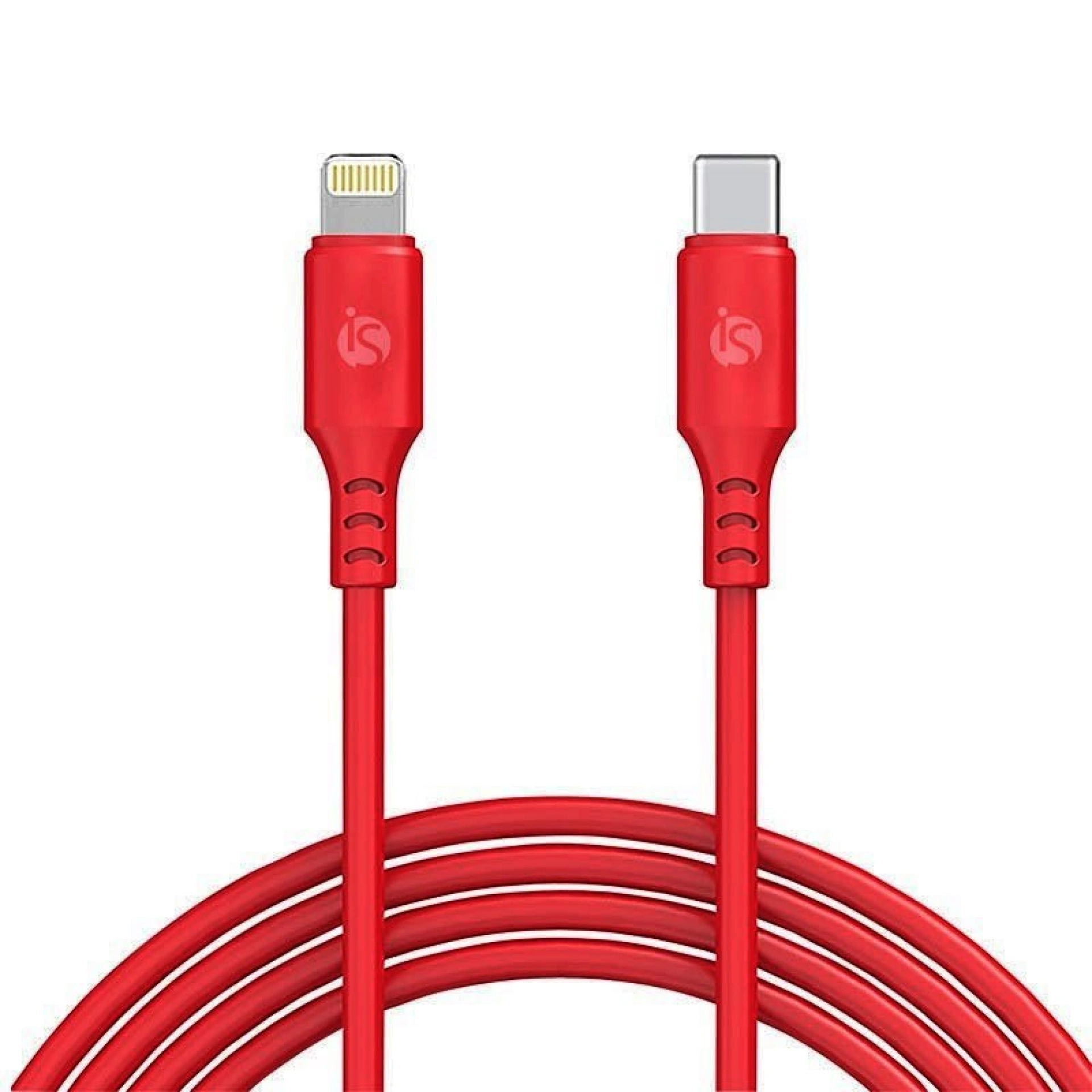 Cabo Silicone Líquido USB-C - Lightning 1 m Vermelho