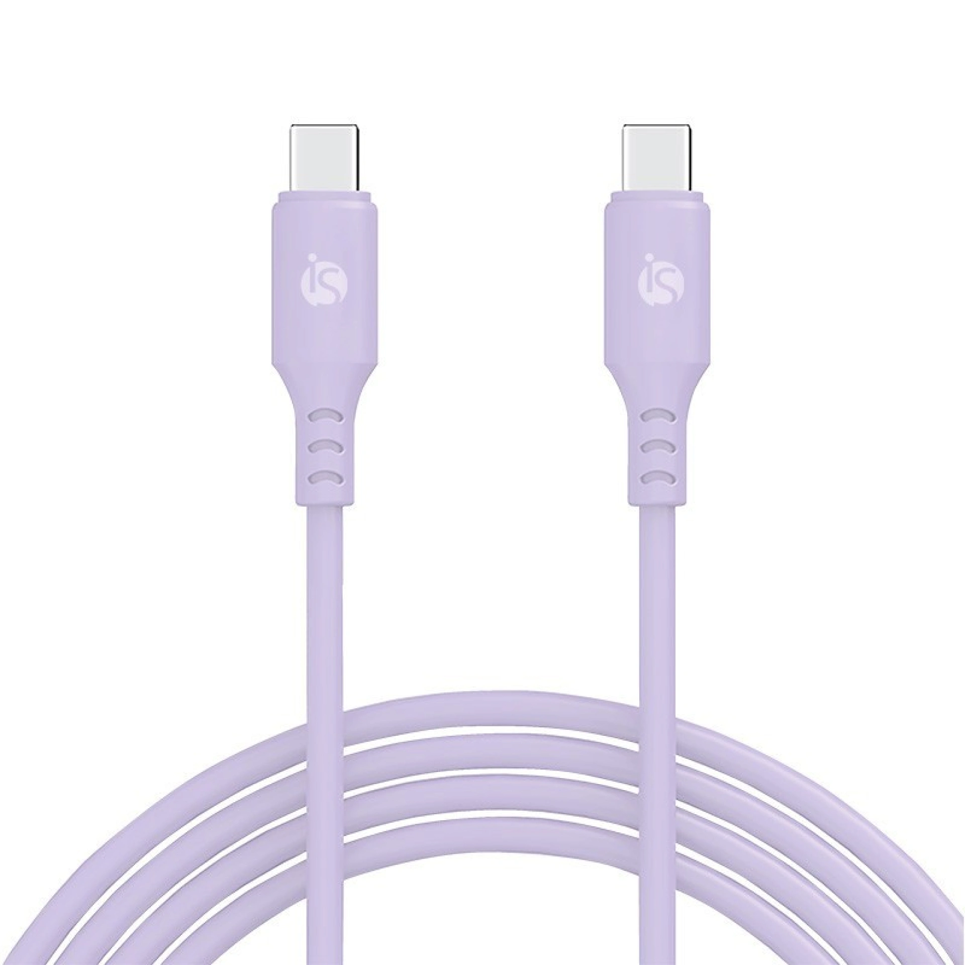 Cabo Silicone Líquido USB-C - USB-C 1 m Lavanda