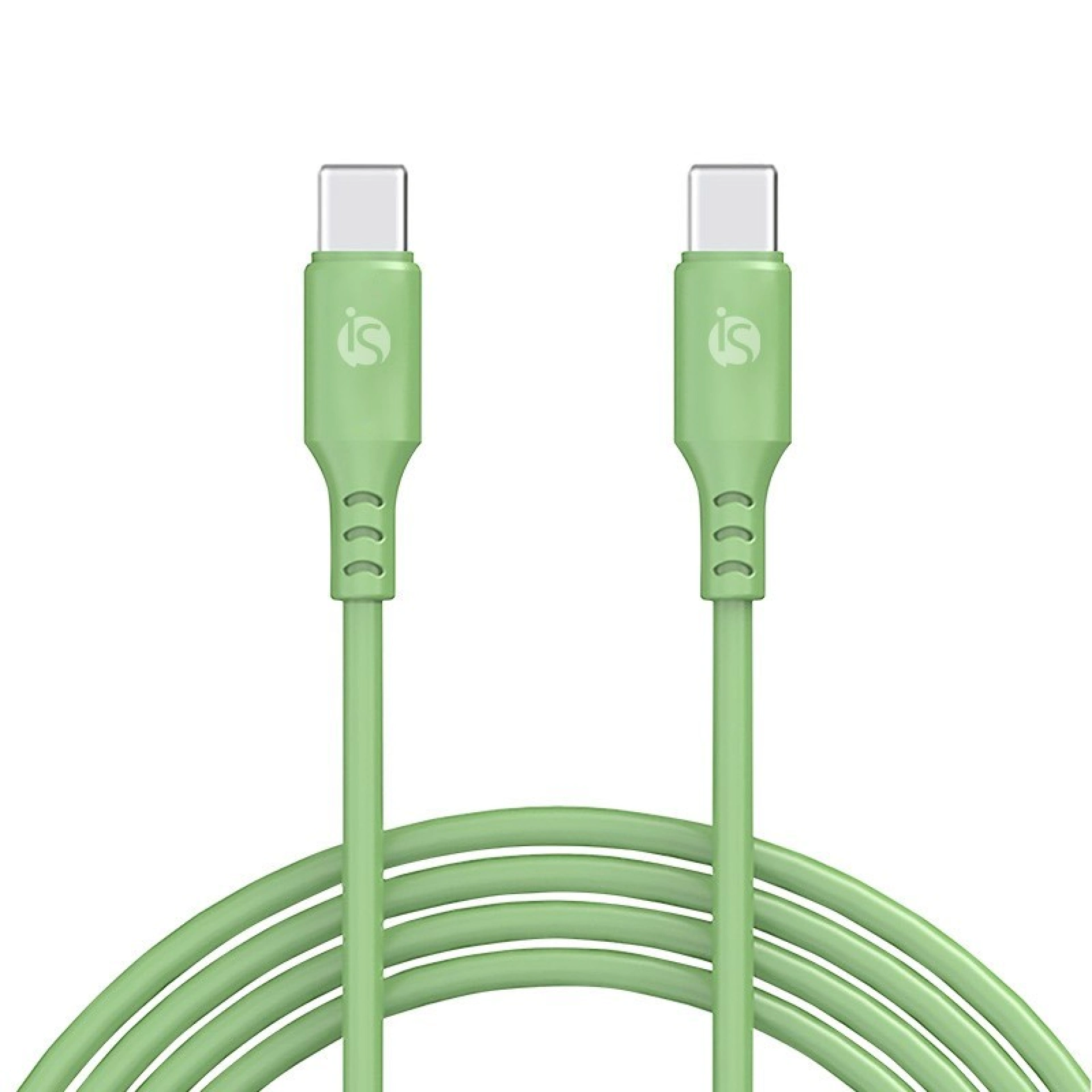 Cabo Silicone Líquido USB-C - USB-C 1 m Verde