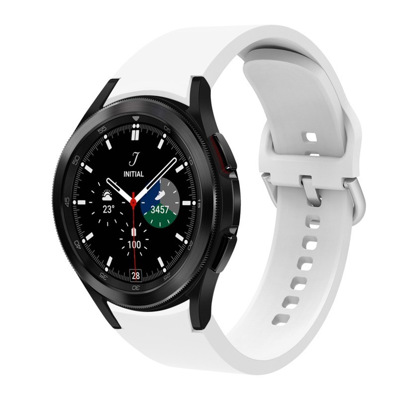 Bracelete Silicone Samsung Watch Branco Galaxy 5 Pro