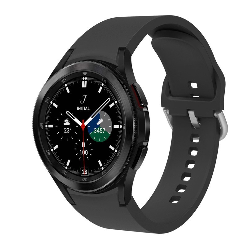 Bracelete Silicone Samsung Watch Preto Galaxy 4