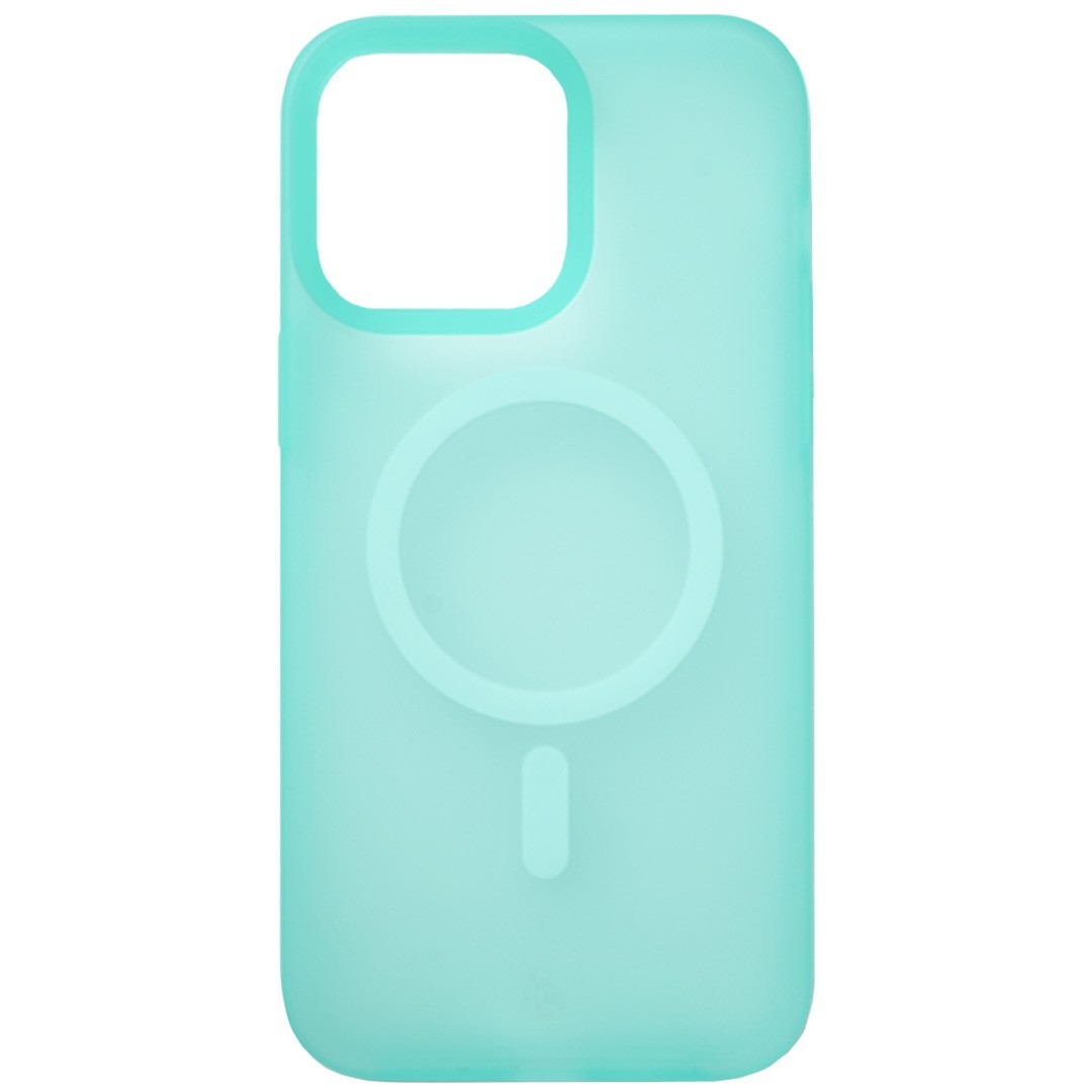 Capa Transparente MagSafe Colorida iPhone 14 Pro Verde