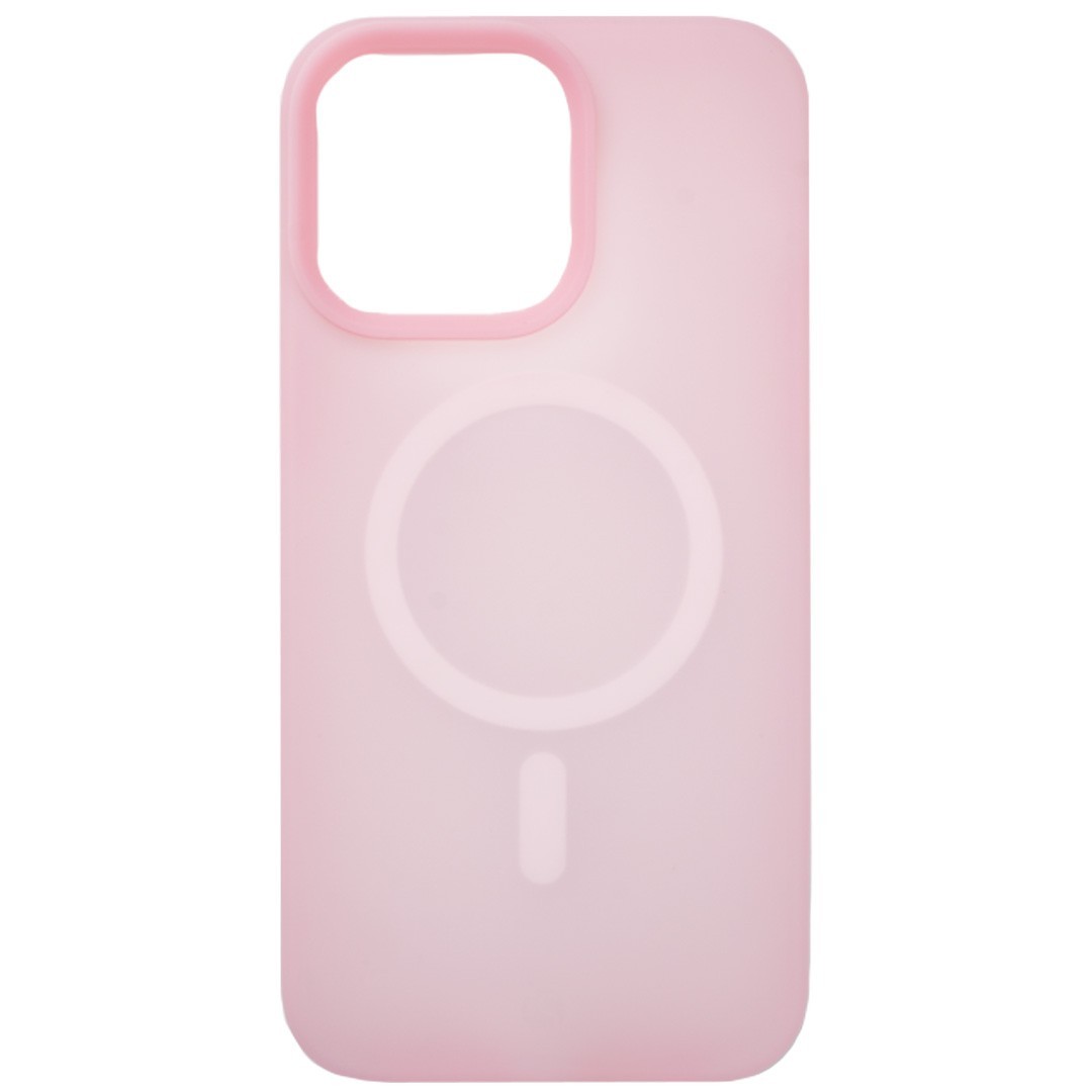 Funda Transparente Colorida MagSafe iPhone 15 Plus Rosa