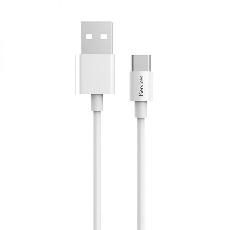 Cable USB-C 1 m 2A Blanco