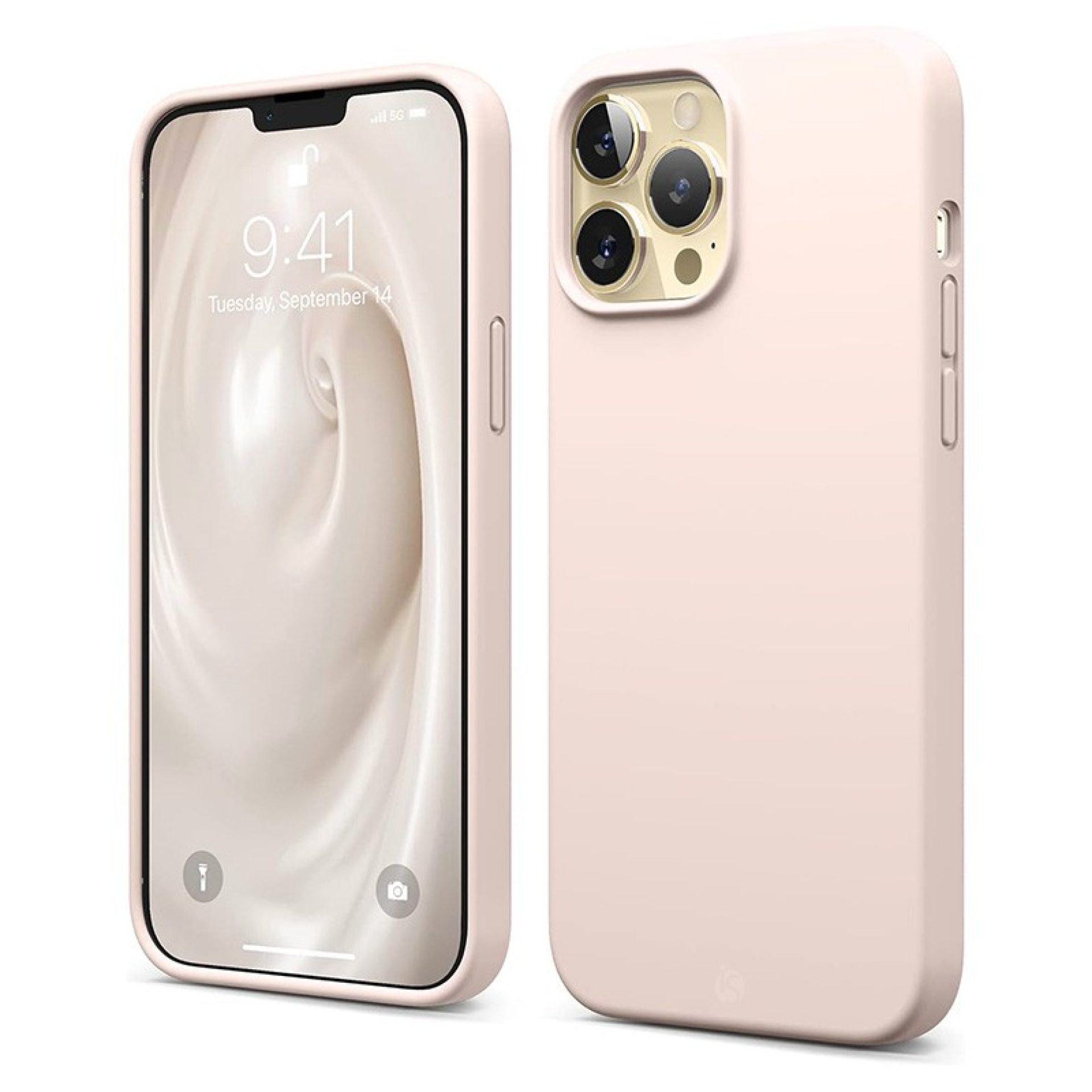 Coque en Silicone Liquide Magsafe pour iPhone 12 Pro Sable