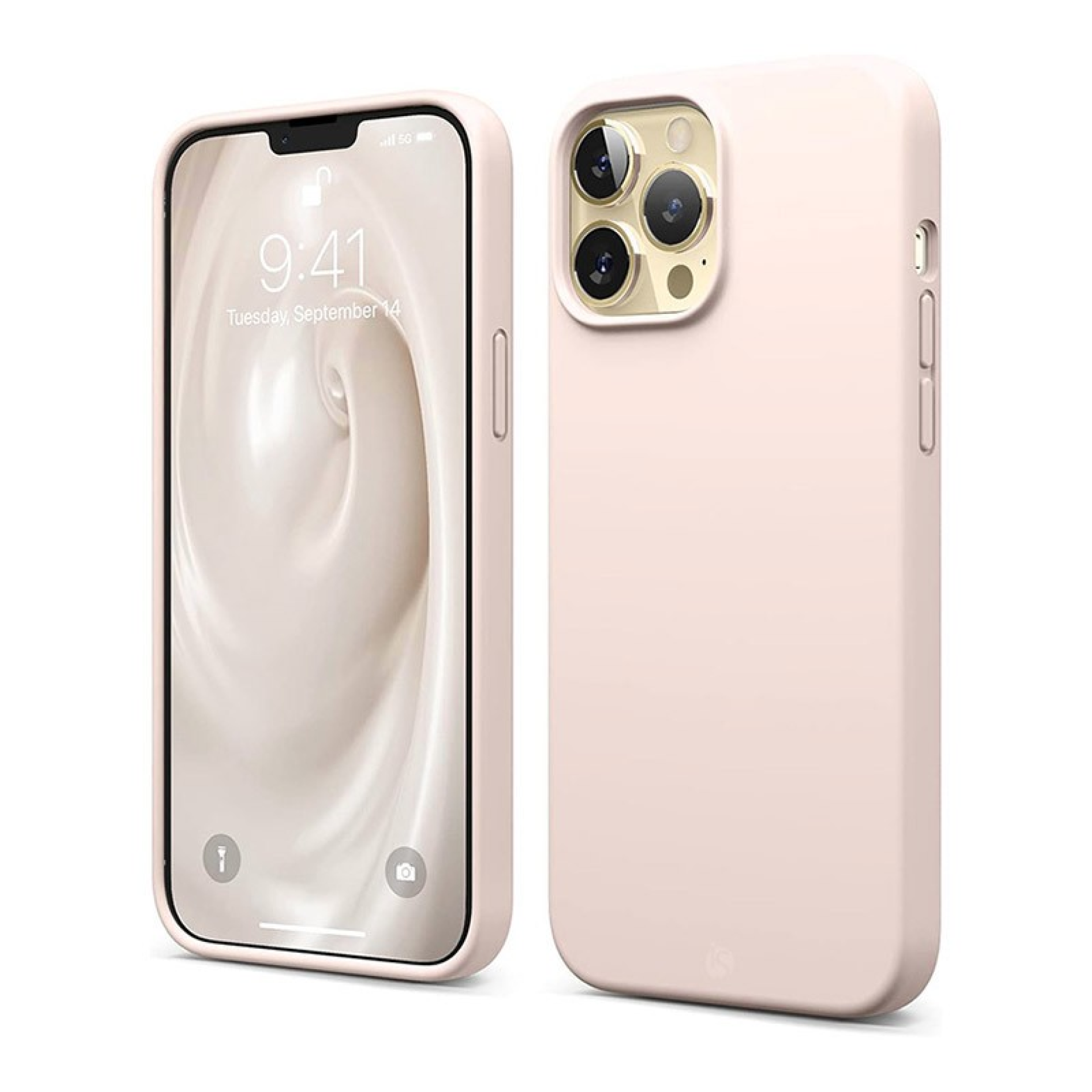 Coque en Silicone Liquide Magsafe pour iPhone 13 Pro Rose