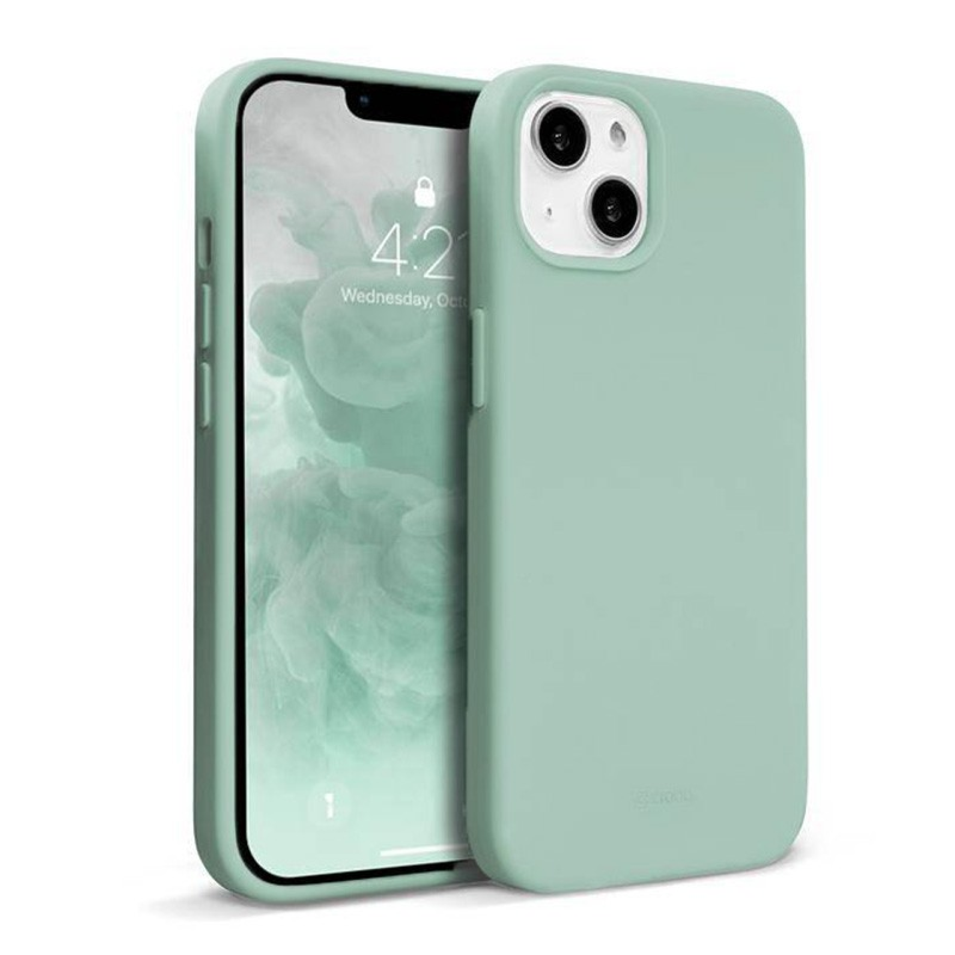 Coque en Silicone Liquide Magsafe pour iPhone Bleu Clair 15 Plus