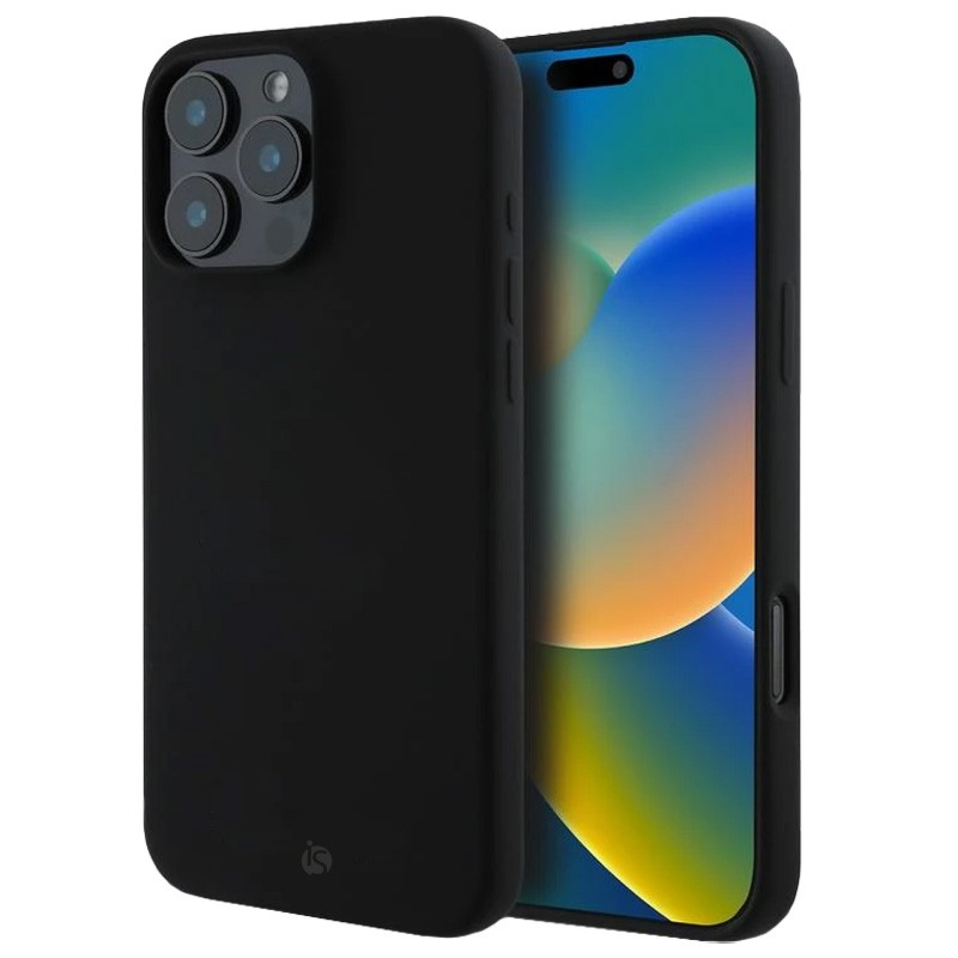 Coque en Silicone Liquide Magsafe pour iPhone 16 Pro Noir