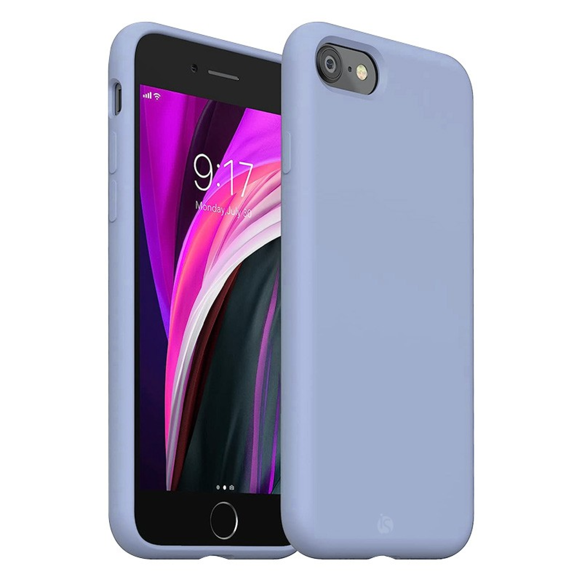 Coque en Silicone Liquide Magsafe pour iPhone SE 2020 Lavande