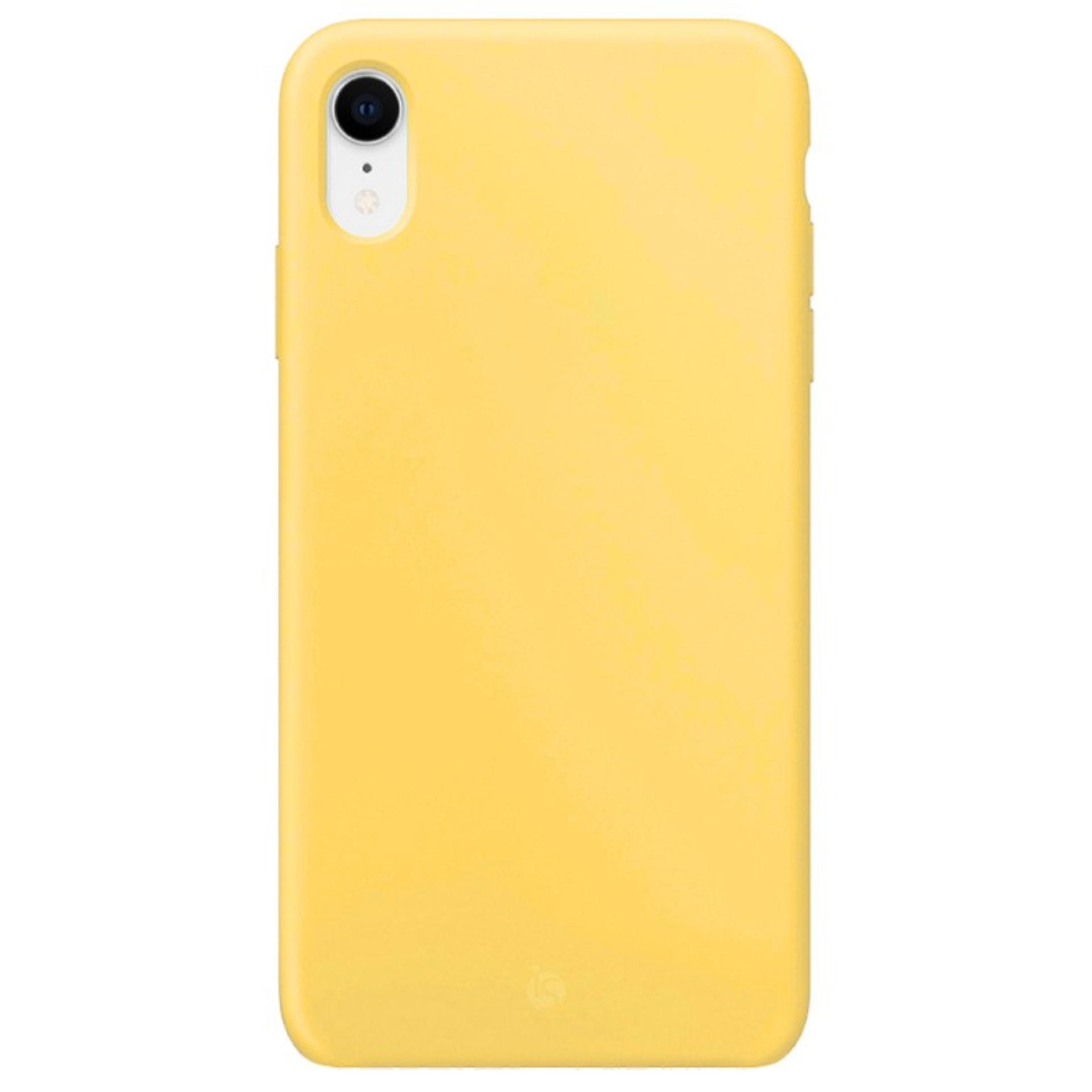 Coque en Silicone Liquide Magsafe pour iPhone XR Jaune