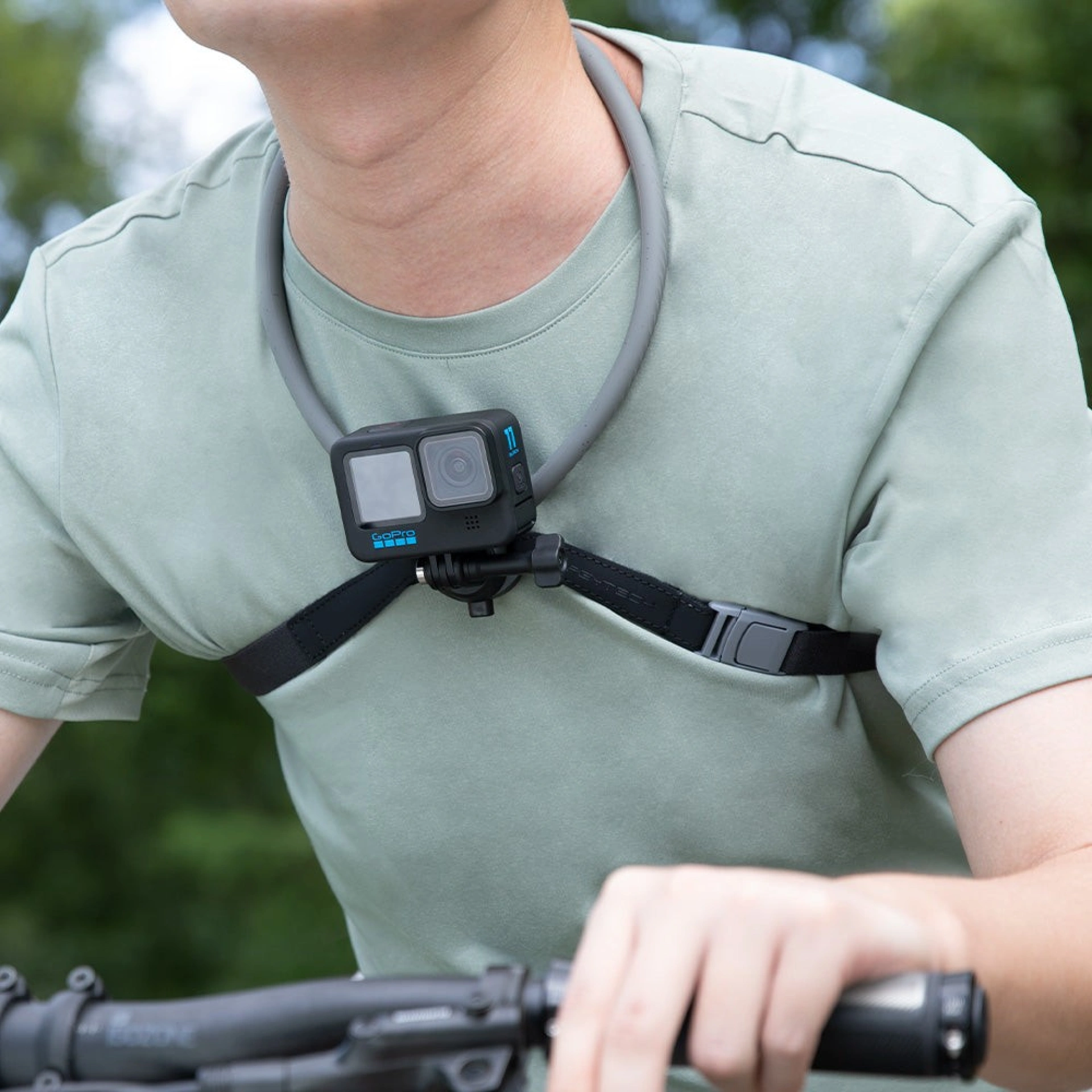 Suporte de Pescoço para Câmera de Ação Pgytech Neck Mount Max
