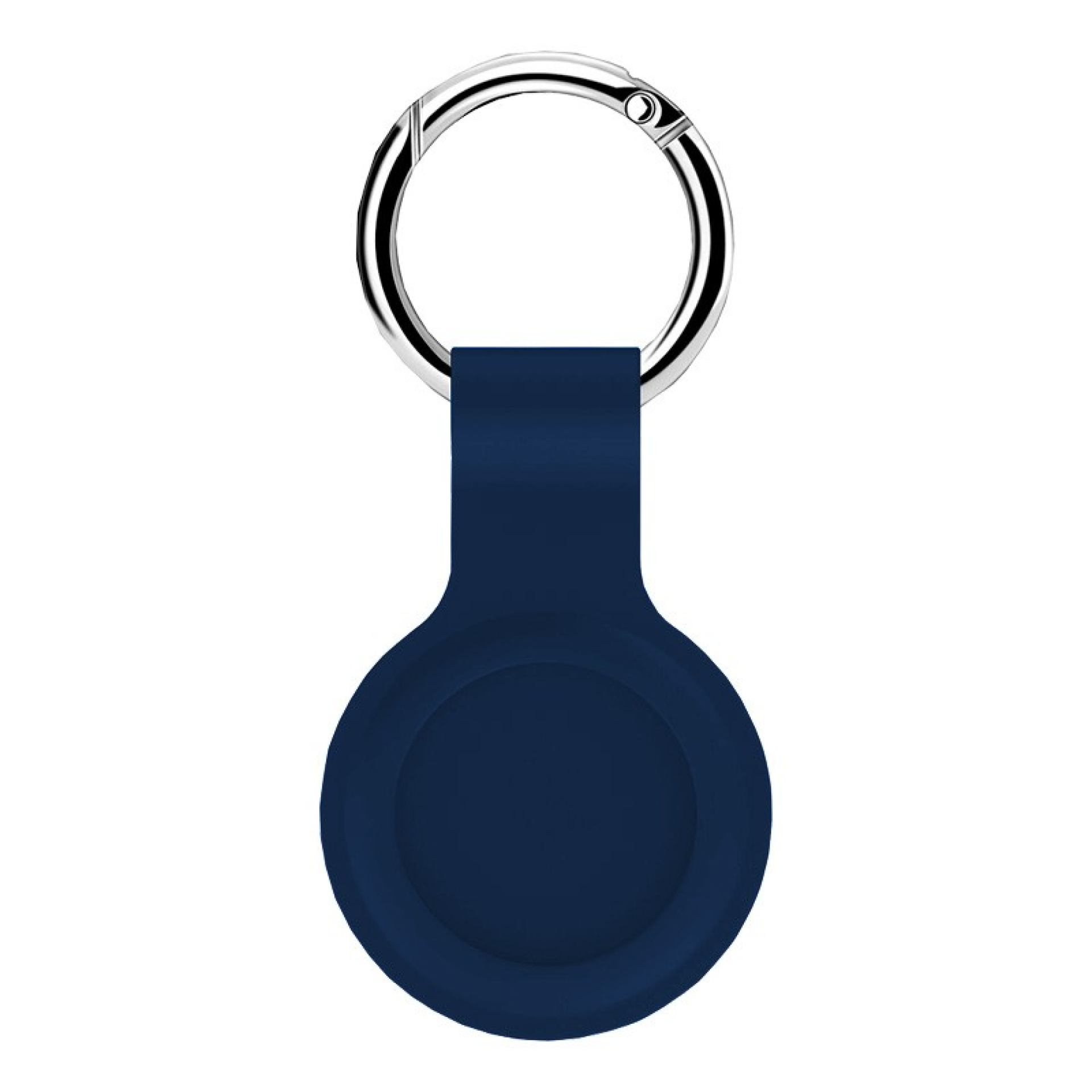 Llavero de Silicona Líquida AirTag Azul