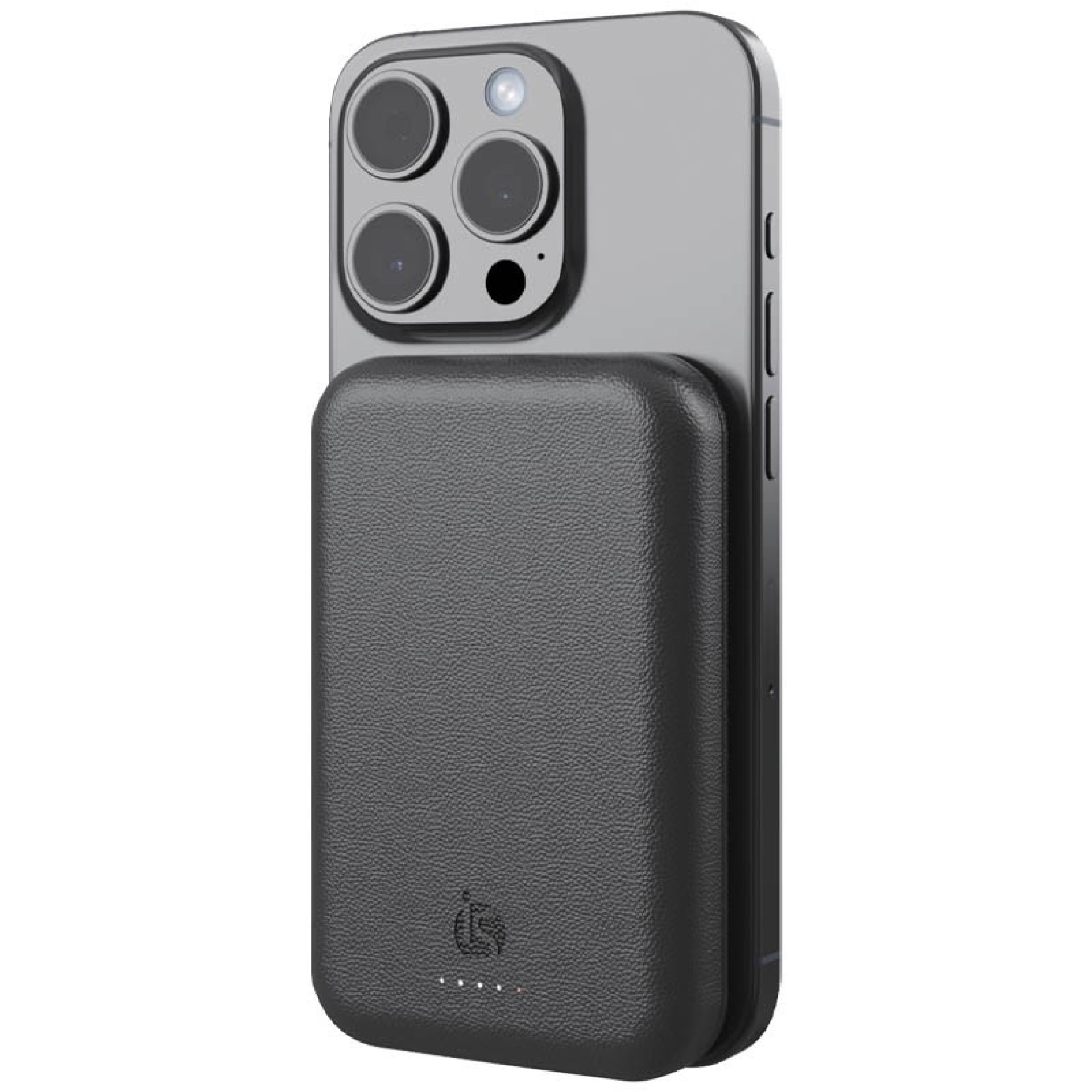 Powerbank de Piel Negro