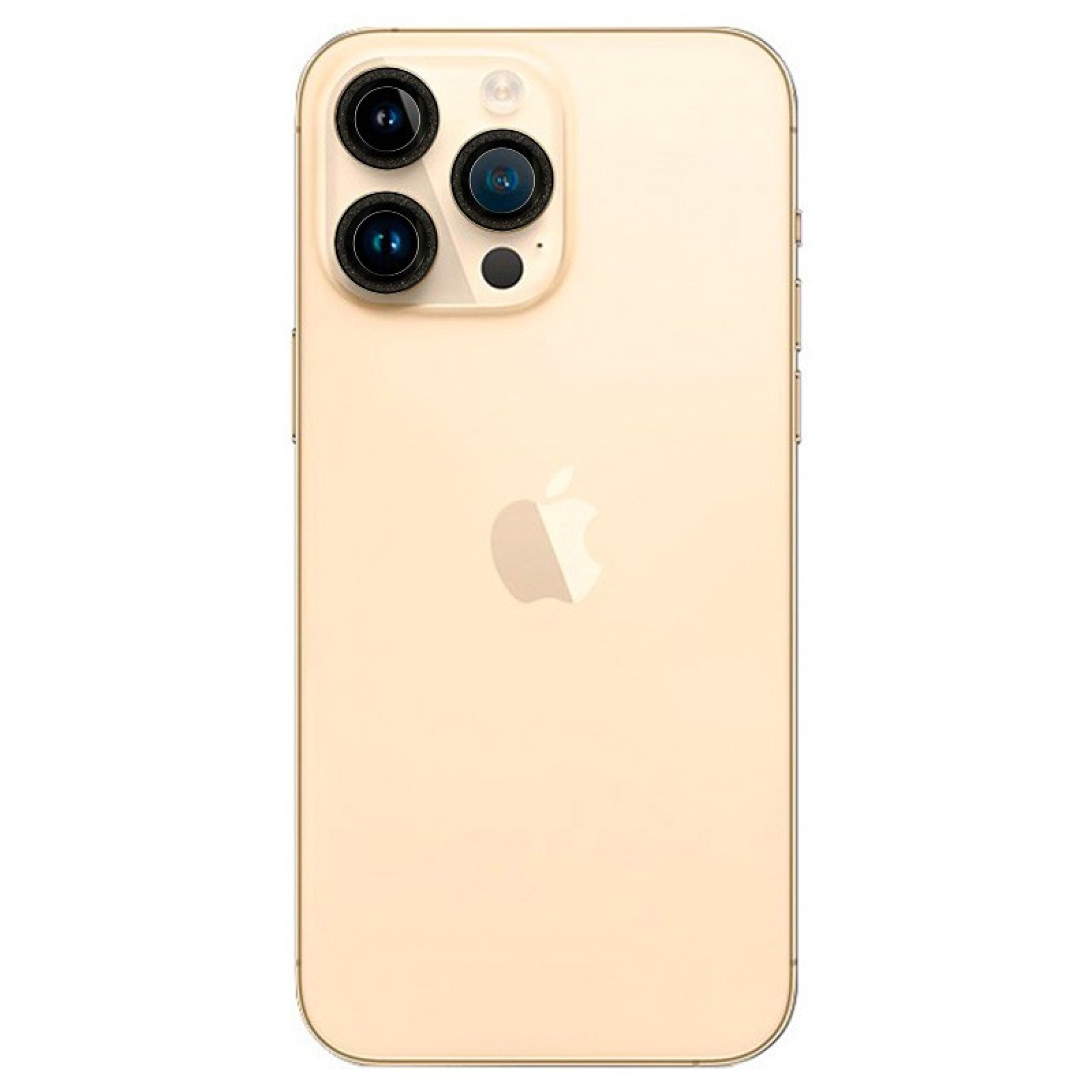 Protection d'appareil photo iPhone 13 Pro Max Paillettes Noires