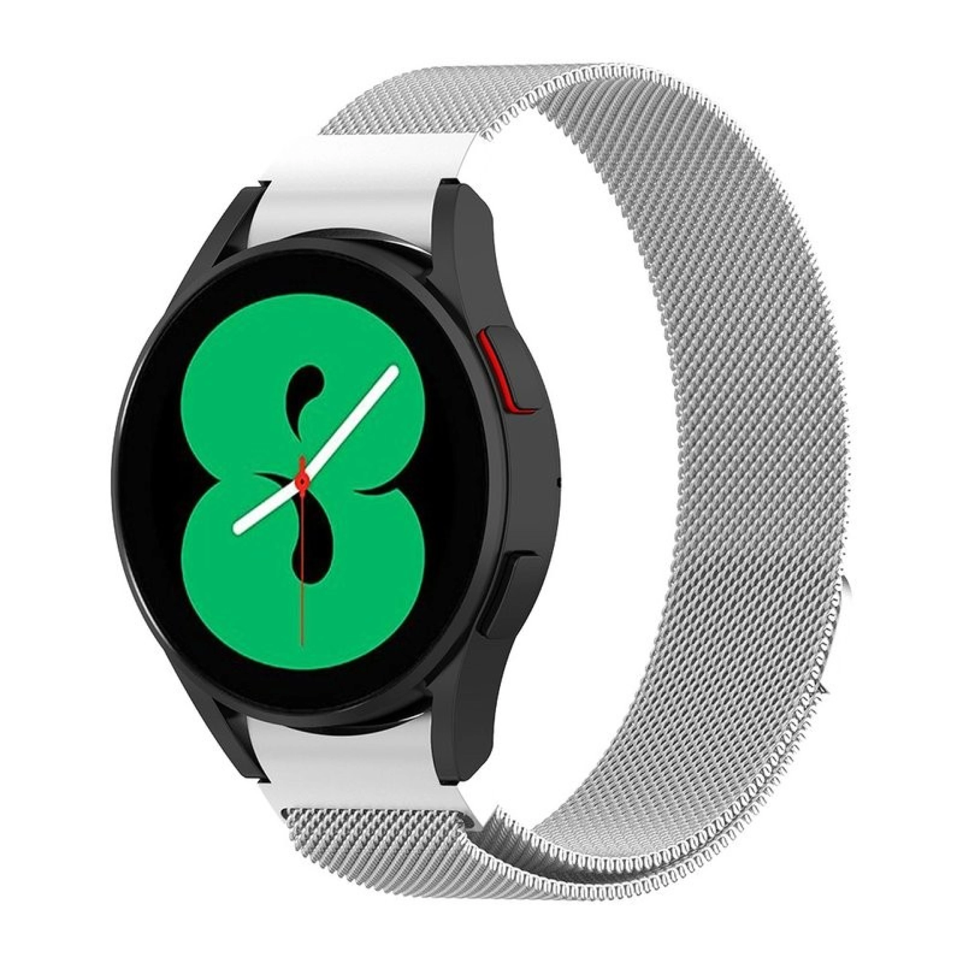 Bracelete Samsung Galaxy Watch​ Milanesa Prateado Watch 4
