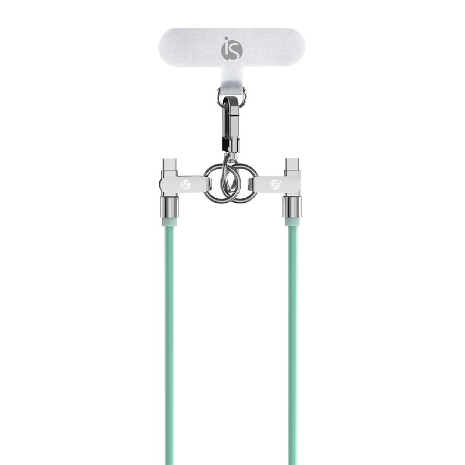Cordão de Silicone com Carregamento USB-C Jade USB C   USB C