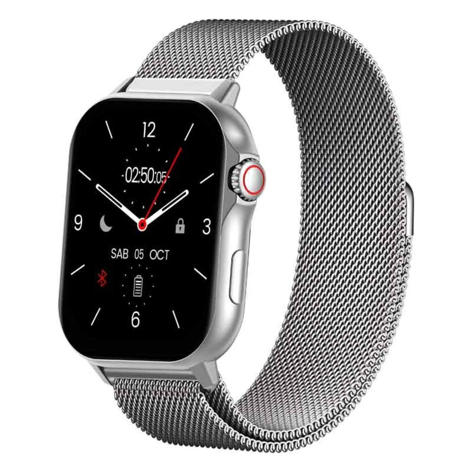 Correa Milanesa para iS Smartwatch Plata