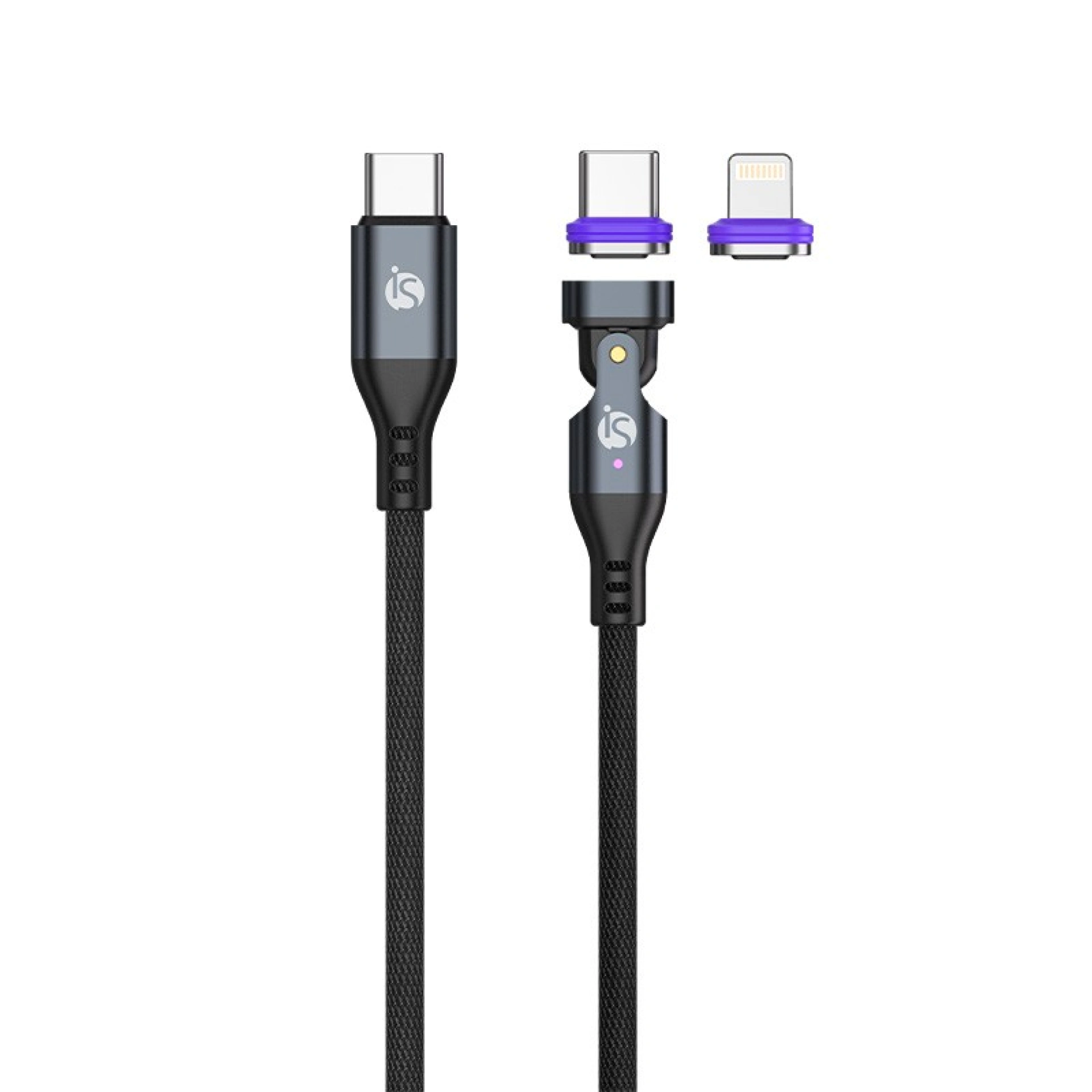 Cabo USB-C - USB-C / USB-C - Lightning com Ponta Removível