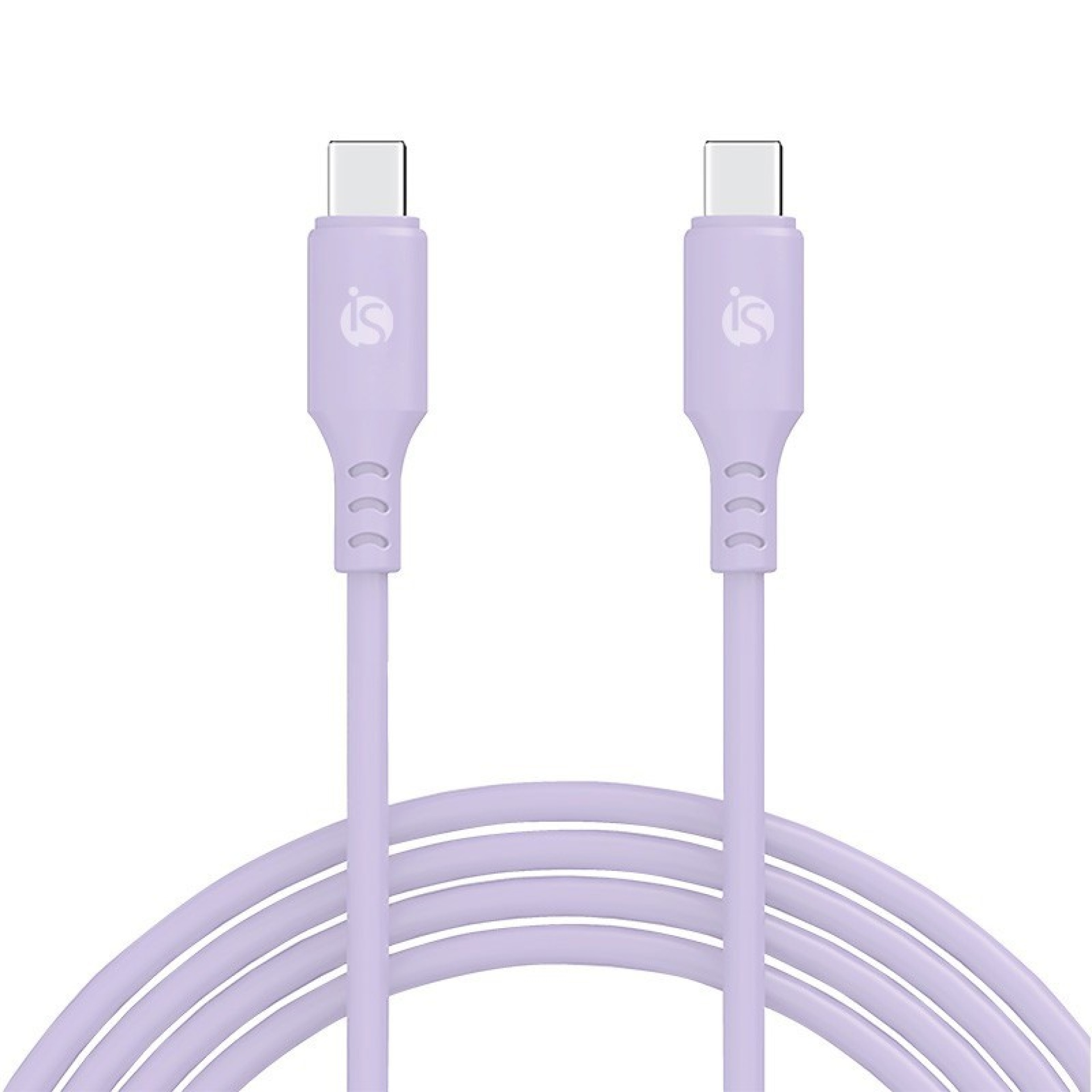 Cable de silicona líquida USB‑C - USB‑C 1 m Lavanda