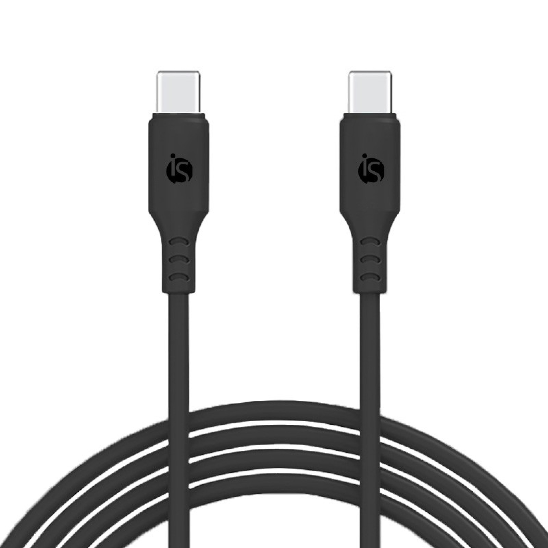 Cable de silicona líquida USB‑C - USB‑C 1 m Negro