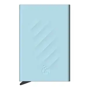 Tarjetero de Silicona Azul