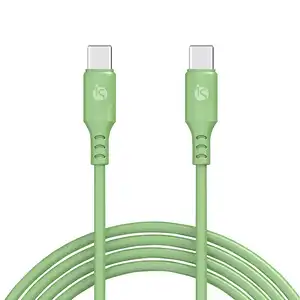 Cable de Silicona Líquida (USB-C - USB-C) Verde