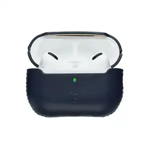 Capa AirPods Pro 2 em Pele Azul