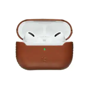 Capa AirPods Pro 2 em Pele Castanho