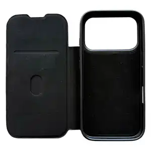 Magnetische leren folio hoes voor iPhone 15