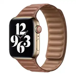 Bracelet Apple Watch Magnétique en Cuir