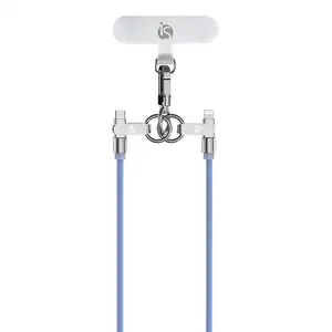 Cordon en Silicone avec Chargement USB-C Ice Blue USB C   Lightning
