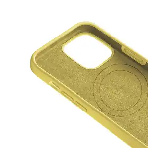 Capa Silicone Líquido Magsafe iPhone Amarelo 16 Plus