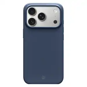 Capa Silicone Líquido Magsafe iPhone Azul 17 Pro Max