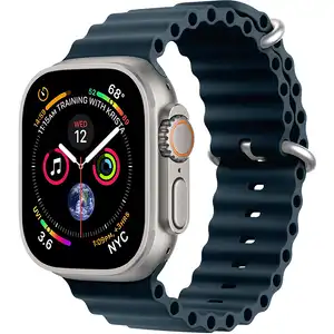 Bracelet Océan pour Apple Watch 42/44/45/49mm Bleu
