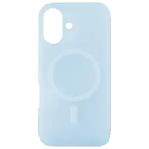 Coque Transparent Colorée MagSafe Bleu Clair iPhone 16 Plus