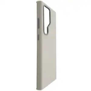 Coque Samsung Cuir MagSafe Blanc S25 Ultra