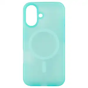 Capa Transparente MagSafe Colorida iPhone 16 Plus Verde