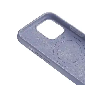 Funda en Silicona Líquida Magsafe iPhone 16 Pro Max Lavanda