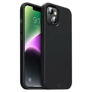 Hoes met verstelbaar touw iPhone 15 Zwart